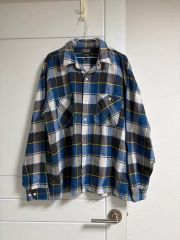 Subculture WOOL CHECK SHIRT / BLUE キムタク - メルカリ