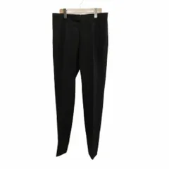 コムサコレクション COMME CA COLLECTION パンツ スラックス ウール カシミヤ混 テーパード ストライプ S 黒 ブラック /XZ ■ECA004のサムネイル