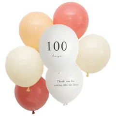誕生日 くすみ 飾り パーティー 風船 BIRTHDAY 男 HAPPY レターバルーン 女 カラー ニュアンス お食い初め 装飾 100日対応 100days フォトブース 飾り付け バルーン (アプリコット) バースデー ハナメイ