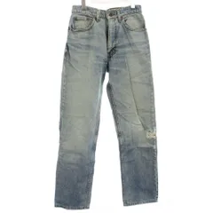 リーバイス Levi's デニム ジーンズ 29×33 ライトブルー 長ズボン ダメージ加工 ウォッシュ加工 /GG ■ECD001
