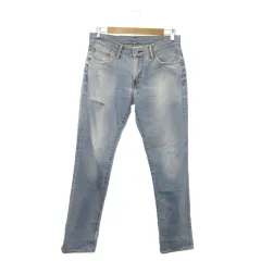 リーバイス Levi's 511 ジーンズ W30 L32 青 ライトブルー ダメージ加工 ウォッシュ加工 長ズボン /AH16 ■GY60のサムネイル