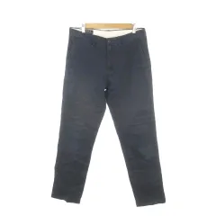 ポロ ラルフローレン POLO RALPH LAUREN チノパン 紺 ネイビー 無地 テーパード フルレングス /MN45 ■ECA002