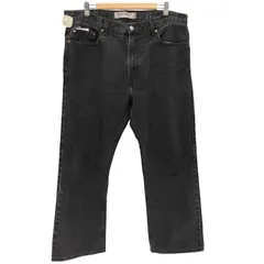 リーバイス Levis 00s 07年製 ボタン裏499 505 REGULAR FIT 先染め ブラック デニム メンズ  W38 L32