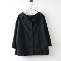 アンビデックス caph troupe カーフ トゥループ コットン ロールカラーワイドシルエットブラウス F ブラック┃トップス【2400014955224】のサムネイル