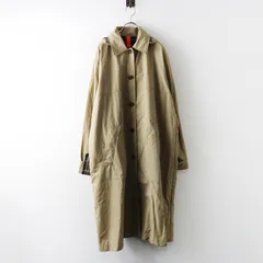 美品 定価66000円 ピーエスポールスミス PS Paul Smith ウィメンズ タフタ スプリングコート 44L ベージュ／【2400014945256】のサムネイル