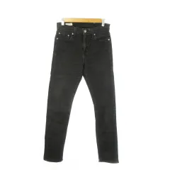 リーバイスプレミアム Levis PReMIUM 510 デニム ジーンズ スキニー ビッグE W29 L32 黒 ブラック 無地 /CK55 ■ECE003のサムネイル