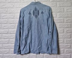 美品 RRL 顔負け ラルフローレン POLO ブラウン デニム ジャケット S
