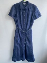美品BURBERRY BLUE LABELワンピースホース刺繍ベルト付サイズ38 - メルカリ