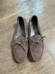 TOD'S トッズ ローファー スウェード ベージュ 37 24cm箱付 - メルカリ