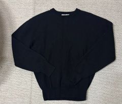 PRADA】ニットセーター/エルボーパッチ/ブラック - メルカリ