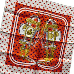 HERMES ガヴロッシュ ブリッド ドゥ ガラ タータン スカーフ カレ42
