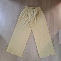 ベージュ色 ワイド スラックス サイズXL