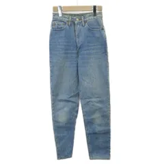 リーバイス Levi's デニム ジーンズ 5号27インチ 青 ブルー フルレングス ハイウエスト テーパード /YU ■ECB002のサムネイル