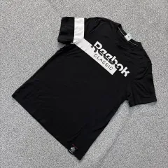 XL リーボック Classic ボックスロゴ 半袖Tシャツ 0325J
