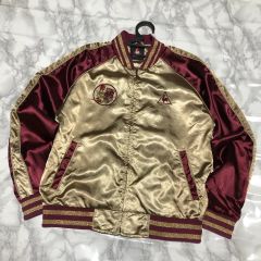 USA製 90s リポンアスレチック ナイロン スタジャン セーラー 古着女子 
