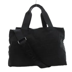 シャルル ジョルダン CHARLES JOURDAN ハンドバッグ ２WAY 黒 ブラック ロゴ総柄 /TQ ■GY99のサムネイル