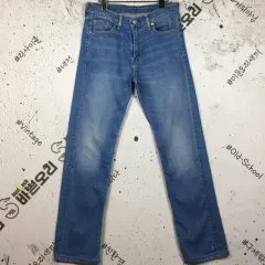 リーバイス 513 インディゴ デニム ズボン W30 L34 4100122