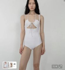 完売品、未着用】アリシアスタン TSUGUMI 水着 ホワイト - メルカリ