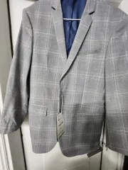 ZARA MAN(ザラマン) チェック柄 グレー メンズ ジャケット 48サイズ