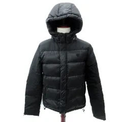 スコッチ&ソーダ SCOTCH & SODA ダウンジャケット ミドル丈 フード付き 黒 ブラック /HO26 ■GY61