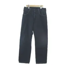 リーバイス Levi's デニムパンツ ジーンズ 32インチ 青 インディゴブルー 無地 ストレートレッグ /YU ■ECC003のサムネイル