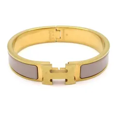 HERMES(エルメス) バングル クリックH ゴールド×グレーのサムネイル