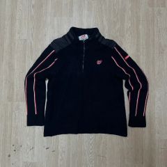 BEANS GOLF ビームスゴルフ 濃ピンク カシミヤ ジップアップセーター