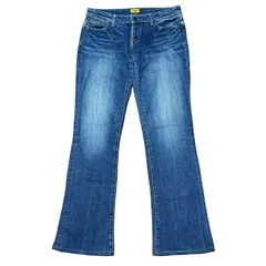 MOUSSY ローライズ ブーツカットデニム フレア インディゴ サイズ27 レディースL マウジー Y2K 00S