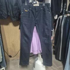 JINHO JEANS ダークブルー ストレートデニム 46サイズ 赤耳 濃紺 