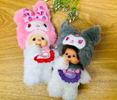 モンチッチ クロミ マイメロディ ぬいぐるみ キーホルダー2点セット