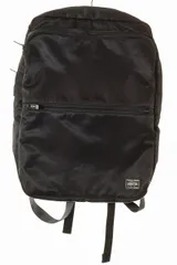 ポーター PORTER FLASH DAYPACK BLACK フラッシュ デイパック リュック ロゴ ブラック 【ブランド古着ベクトル】【中古】●▲260509