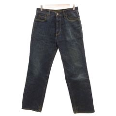 STUSSY ダークブルー バギーデニム リキッドデニム 生デニム - メルカリ