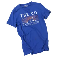Timberland ヴィンテージ グラフィック ブルー 半袖 Tシャツ (S)のサムネイル