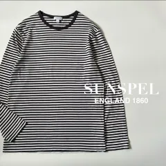 SUNSPEL / コットン ボーダー ロングスリーブ Tシャツのサムネイル