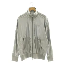 アディダスオリジナルス adidas originals オーバーサイズ ファイヤーバード トラックトップライトオニキス ジャケット ロゴ ワンカラー M シルバーカラー IT7450 /BB ■GY62