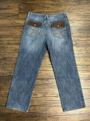 Pelle Pelle Denim Co. 星刺繍デニムパンツ 32インチ - メルカリ