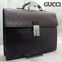 GUCCI GGスプリーム ビジネスバッグ ブリーフケース - メルカリ