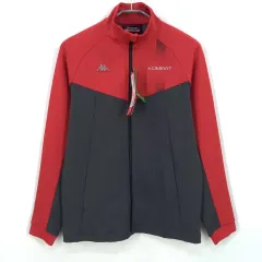 カッパ メンズ 秋冬 ストレッチ バイカラー ジップアップ ジャケット レッド95 (HU44058)のサムネイル