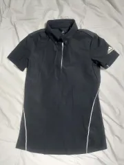レディース adidas ブラック ポロTシャツ XSサイズ 55