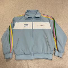 ⭐️adidas ブエノスアイレス トラックジャケット ジャージ白・水色 M