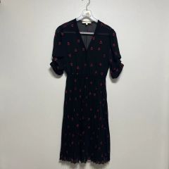 Rouje ルージュ PARIS GABIN ワンピース ドレス ネイビー - メルカリ