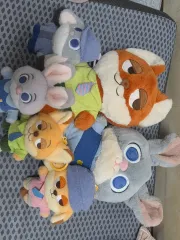 まとめ売り）ズートピア ニック ジュディ ぬいぐるみ