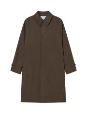 Low classic CREASED LEATHER COAT_BROWN - メルカリ