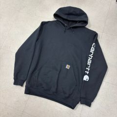 カーハート フリースライナーナイロンジャケット ドローコード 