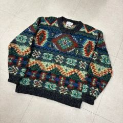 Iroquois ネイティブ柄 モヘアニット セーター - メルカリ