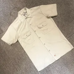 (S) Dickies ディッキーズ 半袖 ウォーク シャツ ベージュのサムネイル