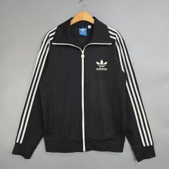 adidas トレフォイル トラックジャケット レッド×ブラック 2XO - メルカリ