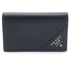 Prada サフィアーノ 三角プレート 名刺入れ カードケース 2MC122 