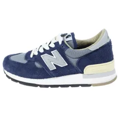 New Balance (ニューバランス) ×Carhartt WIP M990CH1 カーハート スエード メッシュローカットスニーカー ネイビー US9.5/27.5cmのサムネイル