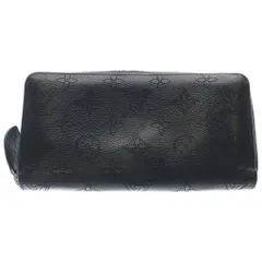 LOUIS VUITTON (ルイヴィトン) モノグラム マヒナ ジッピーウォレット 長財布 ブラック M61867